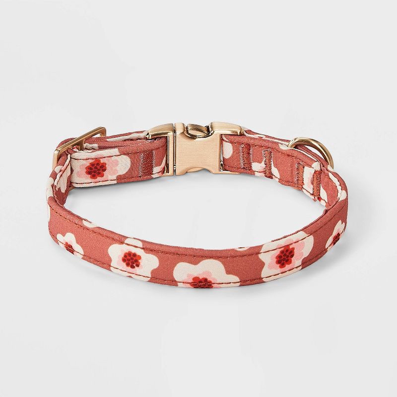 slide 2 of 3, Fashion Floral Dog and Cat Collar - Boots & Barkley™ S, 1 ct