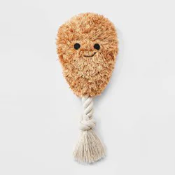 8.5" Chicken Drummie Dog Plush and Rope Toy - Boots & Barkley™