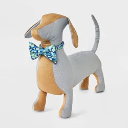 Geo Check Dog Bowtie - Boots & Barkley™ One Size Fits Most