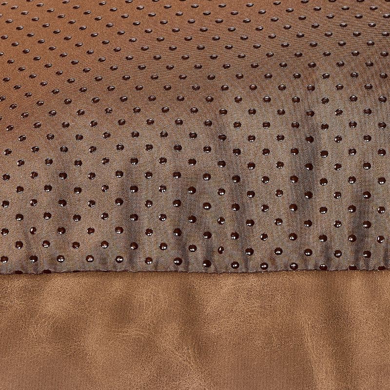 slide 3 of 4, Cuddler Faux Leather Bolster Dog Bed - Boots & Barkley™ M, 1 ct