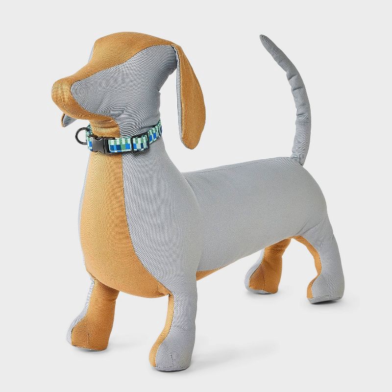 slide 3 of 3, Fashion Geo Check Dog and Cat Collar - Boots & Barkley™ XS, 1 ct