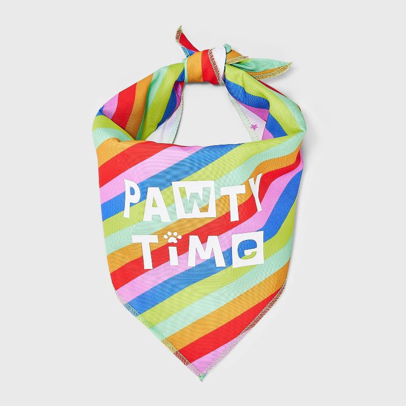 slide 2 of 4, Birthday Reversible Dog Bandana - Boots & Barkley™ White One Size Fits Most, 1 ct