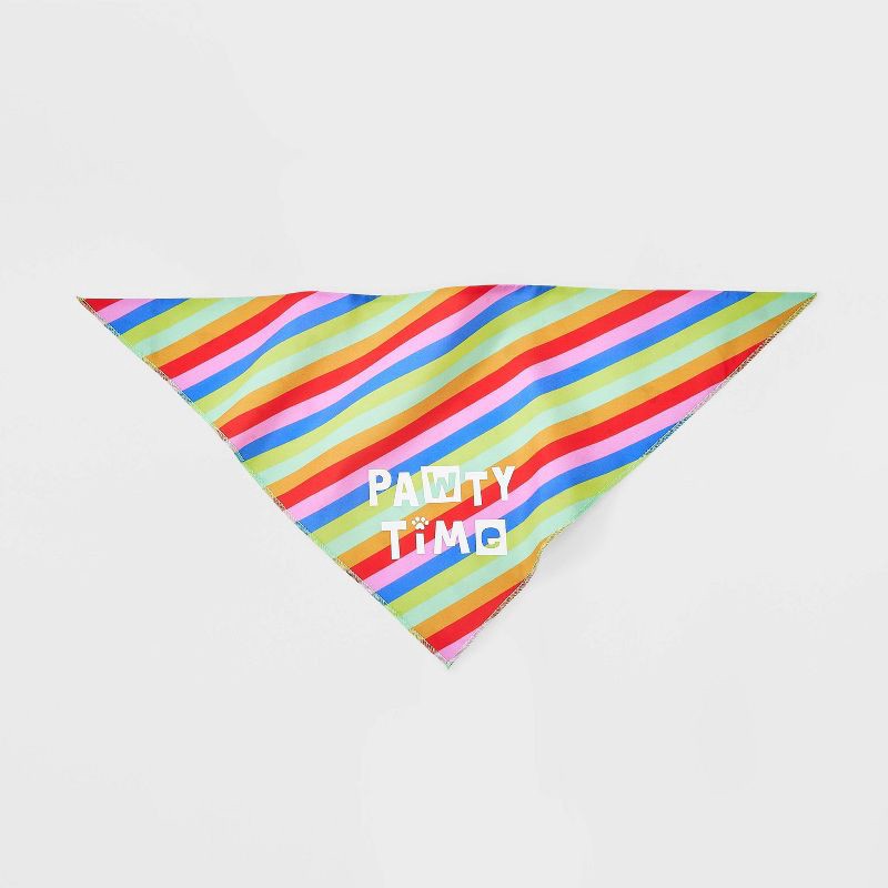 slide 3 of 4, Birthday Reversible Dog Bandana - Boots & Barkley™ White One Size Fits Most, 1 ct