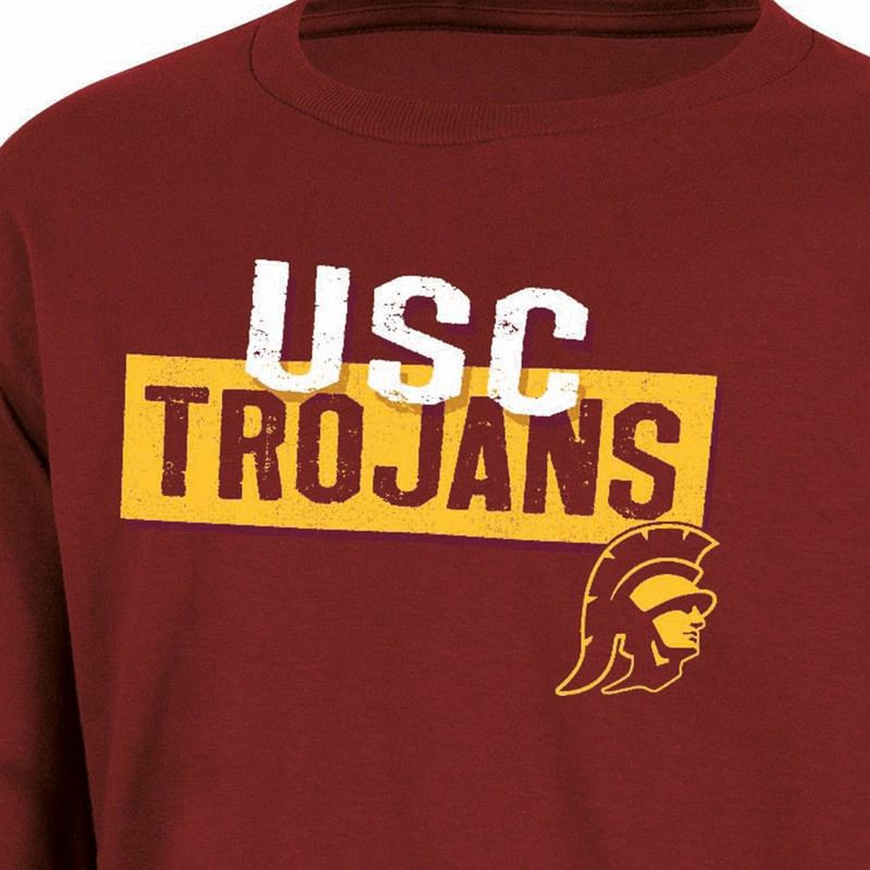 slide 3 of 3, NCAA USC Trojans Boys' Long Sleeve T-Shirt - XL, 1 ct