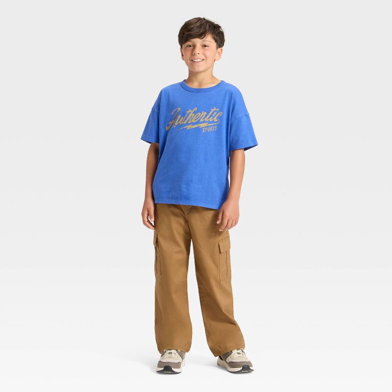 slide 3 of 3, Boys' Baggy Cargo Pants - Cat & Jack™ Brown 10, 1 ct