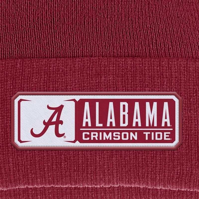 slide 3 of 3, NCAA Alabama Crimson Tide Cuffed Pom Hat, 1 ct
