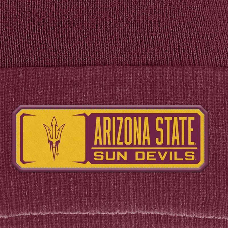 slide 3 of 3, NCAA Arizona State Sun Devils Cuffed Pom Hat, 1 ct