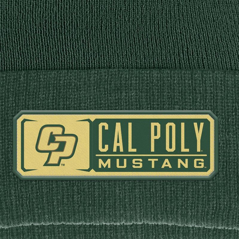 slide 3 of 3, NCAA Cal Poly Mustangs Cuffed Pom Hat, 1 ct