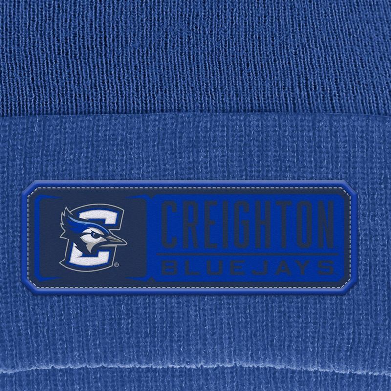 slide 3 of 3, NCAA Creighton Bluejays Cuffed Pom Hat, 1 ct