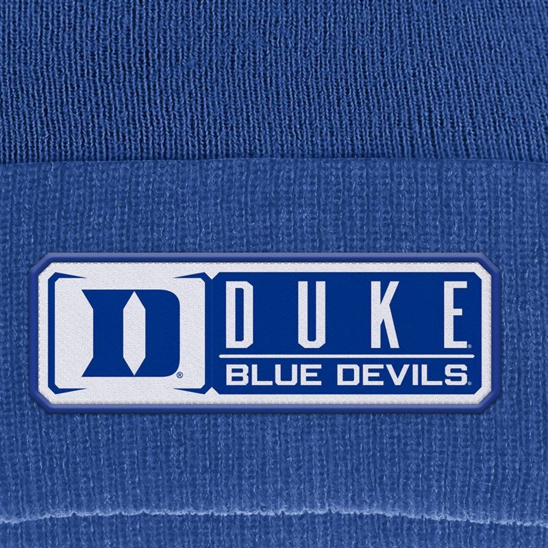 slide 3 of 3, NCAA Duke Blue Devils Cuffed Pom Hat, 1 ct