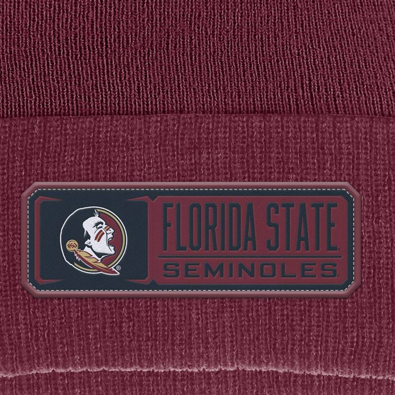 slide 3 of 3, NCAA Florida State Seminoles Cuffed Pom Hat, 1 ct