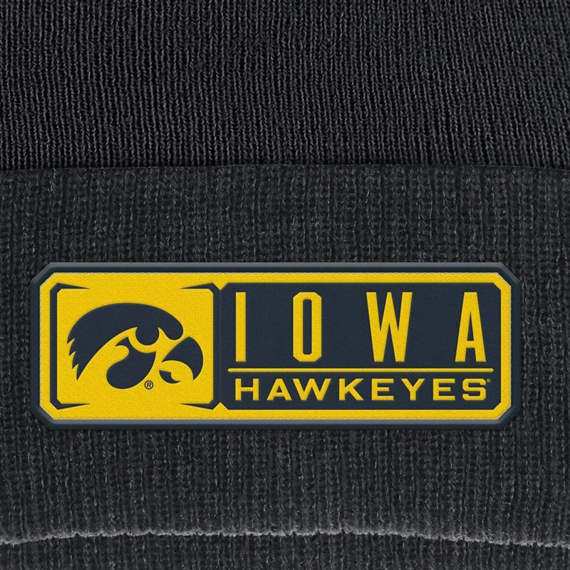 slide 3 of 3, NCAA Iowa Hawkeyes Cuffed Pom Hat, 1 ct