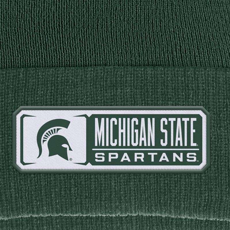 slide 3 of 3, NCAA Michigan State Spartans Cuffed Pom Hat, 1 ct