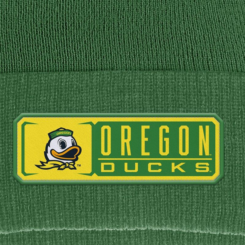 slide 3 of 3, NCAA Oregon Ducks Cuffed Pom Hat, 1 ct