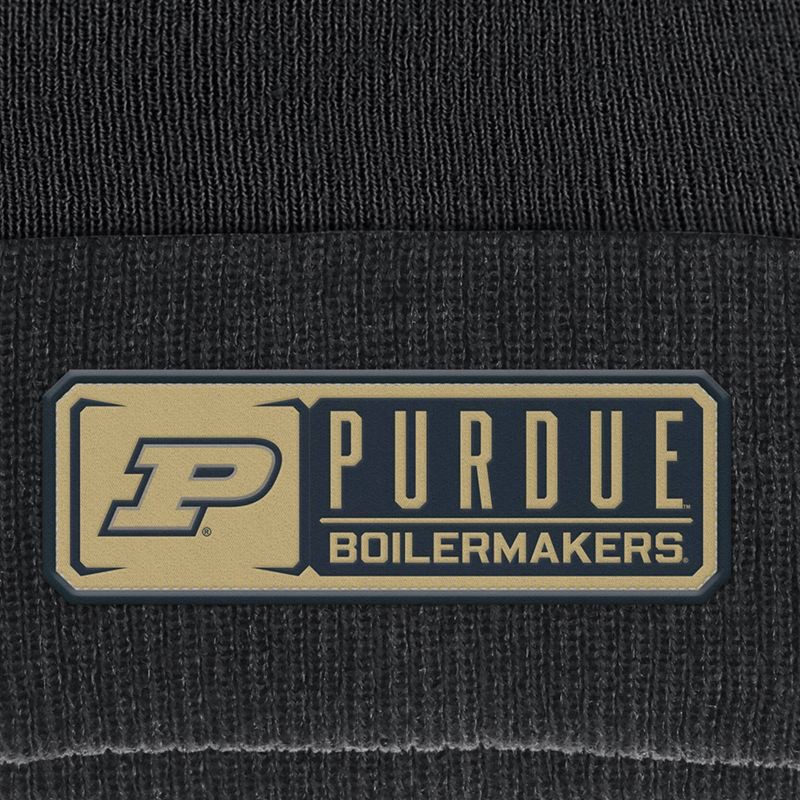 slide 3 of 3, NCAA Purdue Boilermakers Cuffed Pom Hat, 1 ct