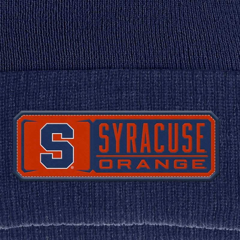 slide 3 of 3, NCAA Syracuse Orange Cuffed Pom Hat, 1 ct