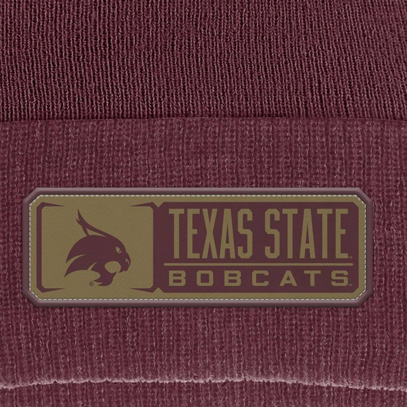 slide 3 of 3, NCAA Texas State Bobcats Cuffed Pom Hat, 1 ct