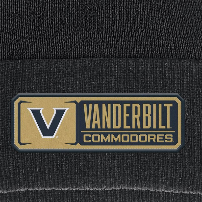 slide 3 of 3, NCAA Vanderbilt Commodores Cuffed Pom Hat, 1 ct