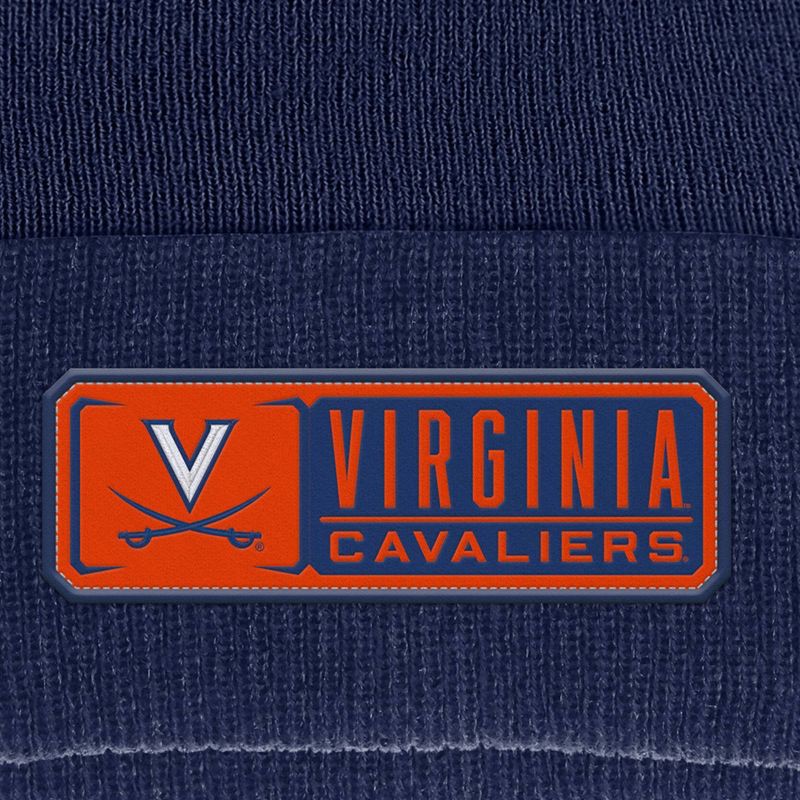 slide 3 of 3, NCAA Virginia Cavaliers Cuffed Pom Hat, 1 ct