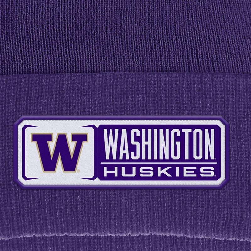slide 3 of 3, NCAA Washington Huskies Cuffed Pom Hat, 1 ct
