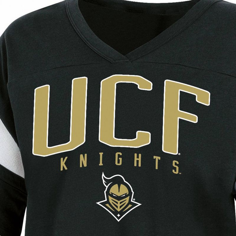 slide 3 of 3, NCAA UCF Knights Women's Jersey T-Shirt - L, 1 ct