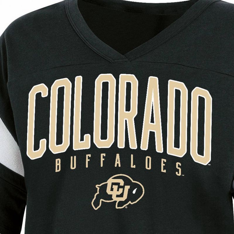 slide 3 of 3, NCAA Colorado Buffaloes Women's Jersey T-Shirt - L, 1 ct