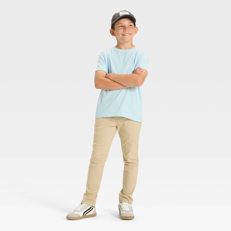 slide 3 of 3, Boys' Quick Dry Stretch Pants - Cat & Jack™ Beige 8, 1 ct