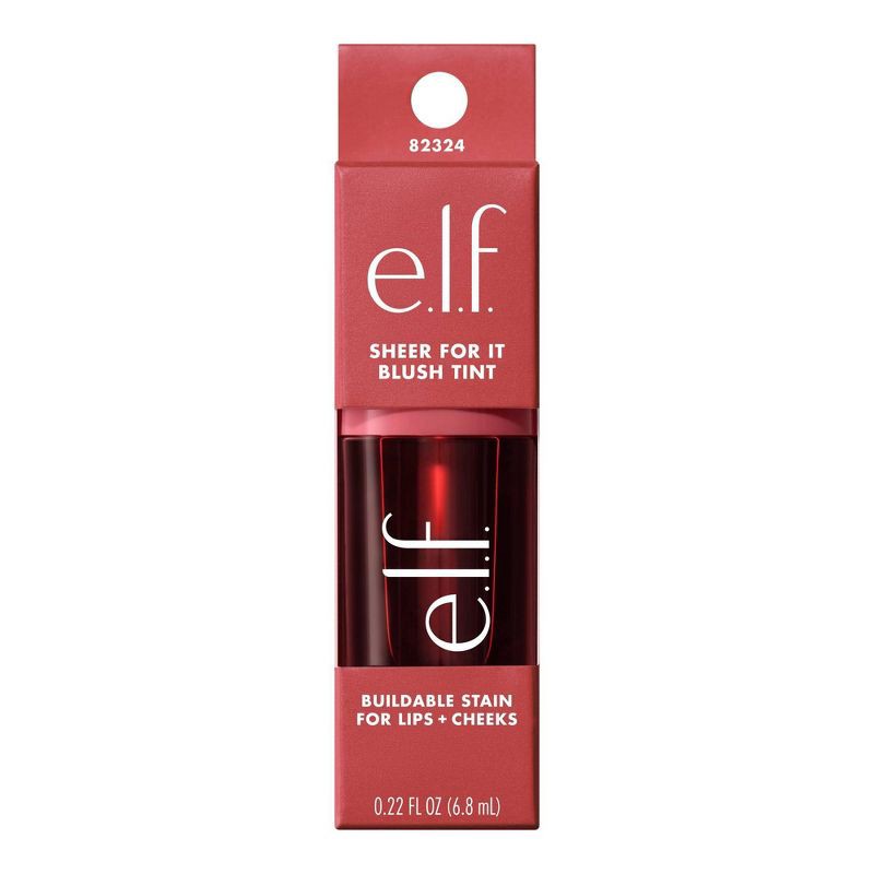slide 13 of 14, e.l.f. Sheer For It Blush Tint - Buildable Stain For Lips + Cheek - Cherry Cola - 0.22 fl oz, 0.22 fl oz