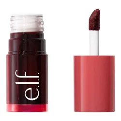 e.l.f. Sheer For It Blush Tint - Buildable Stain For Lips + Cheek - Cherry Cola - 0.22 fl oz