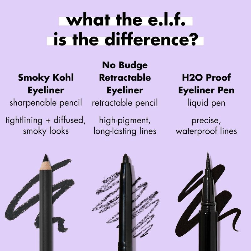 slide 9 of 12, e.l.f. Smoky Kohl Eyeliner - Brownie Points - 0.03oz, 0.03 oz