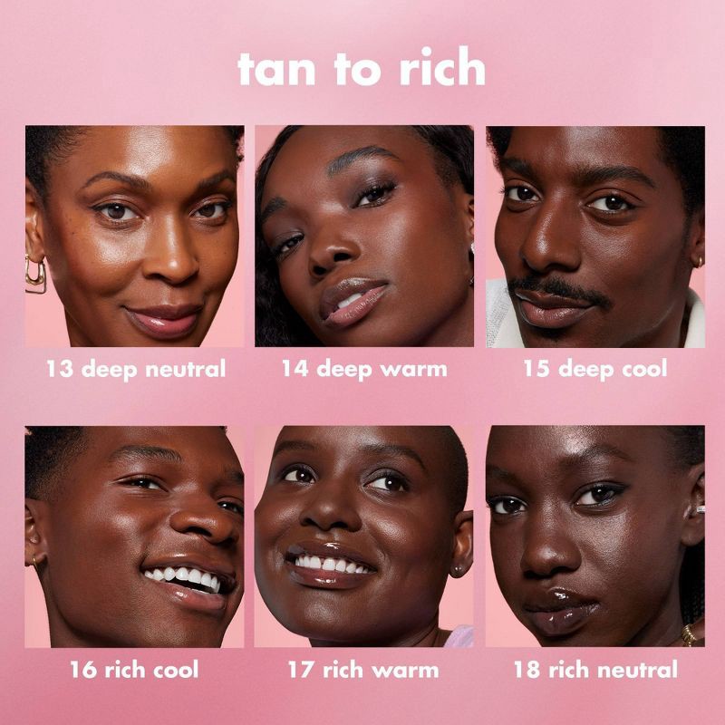 slide 5 of 13, e.l.f. Halo Glow Skin Tint Light Coverage Foundation - Mineral SPF 50 - 13 Deep Neutral - 1 fl oz, 1 fl oz