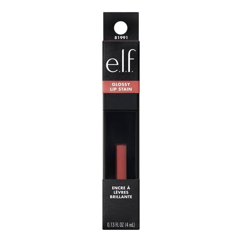 slide 10 of 11, e.l.f. Glossy Lip Stain - Rosé Rizzlin' - 0.13 fl oz, 0.13 fl oz