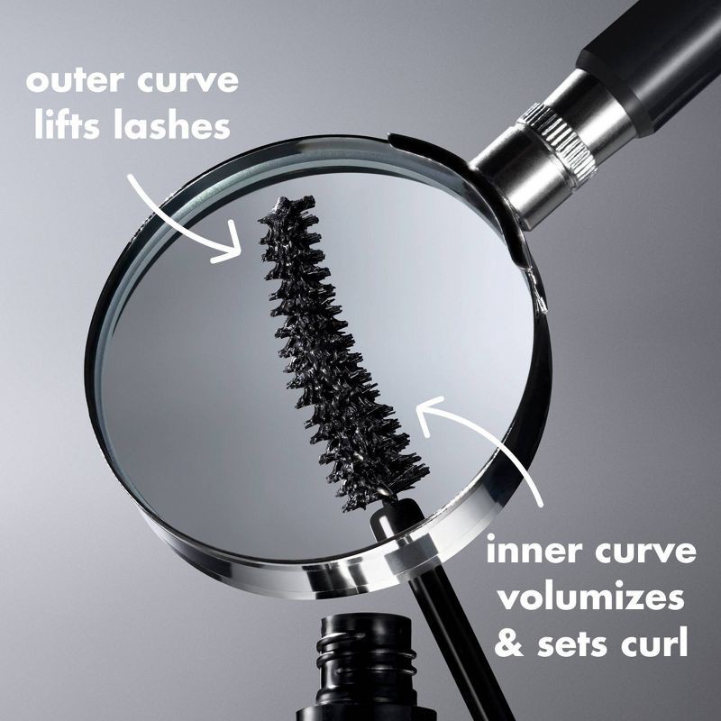 slide 5 of 12, e.l.f. Incredi-Curl Curling & Volumizing Mascara - Soft Black - 0.32 fl oz, 0.32 fl oz