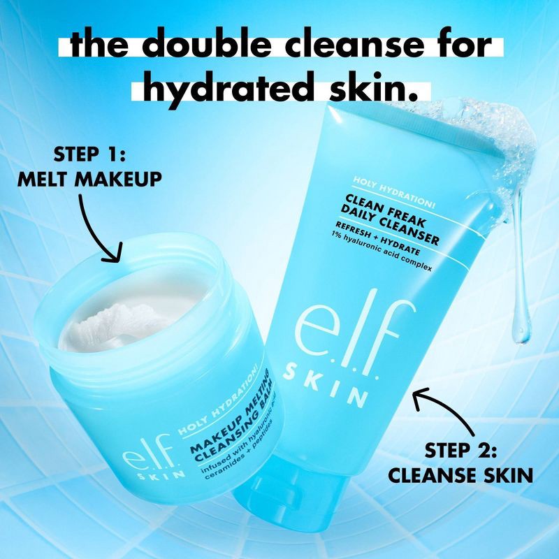 slide 6 of 11, e.l.f. SKIN Holy Hydration! Clean Freak Daily Cleanser - 5.5oz, 5.5 oz