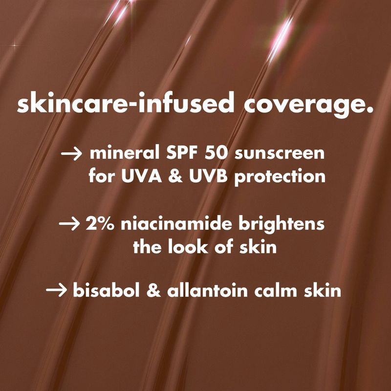 slide 8 of 13, e.l.f. Halo Glow Skin Tint Light Coverage Foundation - Mineral SPF 50 - 18 Rich Neutral - 1 fl oz, 1 fl oz