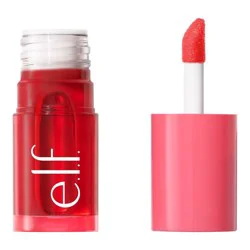 e.l.f. Sheer For It Blush Tint - Buildable Stain For Lips + Cheek - Pink Positive - 0.22 fl oz