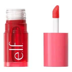 e.l.f. Sheer For It Blush Tint - Buildable Stain For Lips + Cheek - Pink Positive - 0.22 fl oz