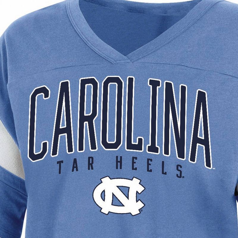 slide 3 of 3, NCAA North Carolina Tar Heels Women's Jersey T-Shirt - XL, 1 ct