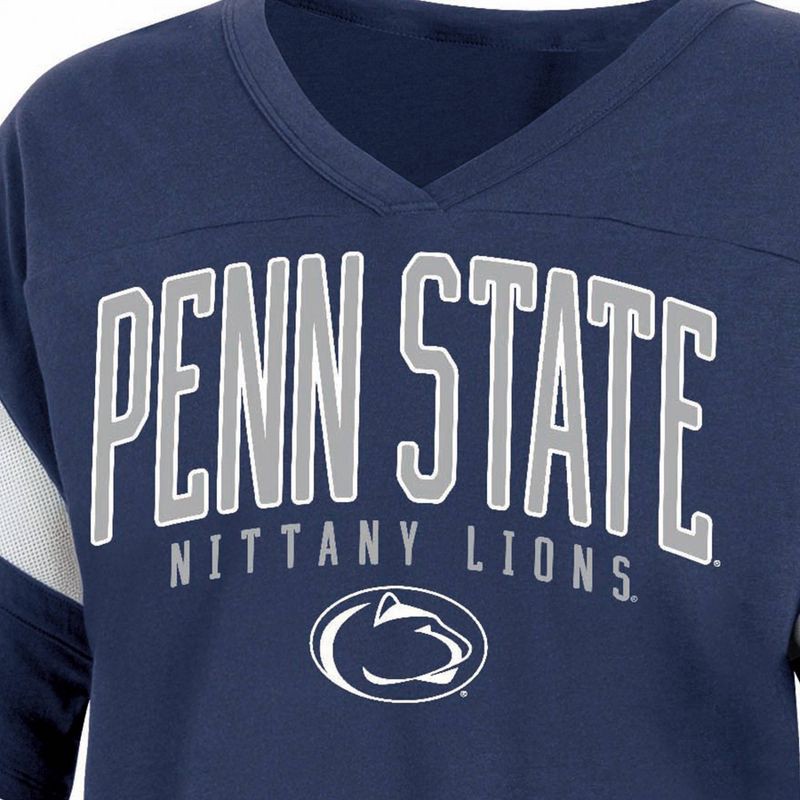 slide 3 of 3, NCAA Penn State Nittany Lions Women's Jersey T-Shirt - XL, 1 ct