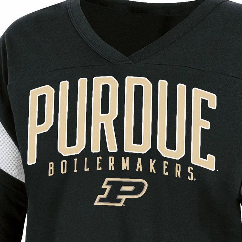 slide 3 of 3, NCAA Purdue Boilermakers Women's Jersey T-Shirt - S, 1 ct