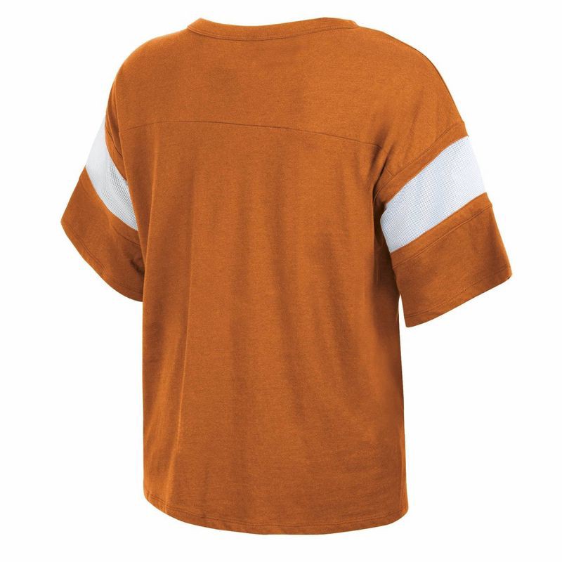 slide 2 of 3, NCAA Texas Longhorns Women's Jersey T-Shirt - M, 1 ct