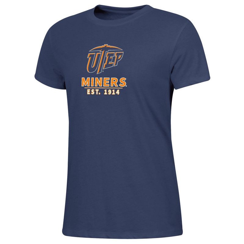 slide 1 of 3, NCAA UTEP Miners Women's Crew T-Shirt - S, 1 ct