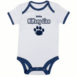 NCAA Penn State Nittany Lions Infant Toddler Boys' 3pk Bodysuit - 6-9M