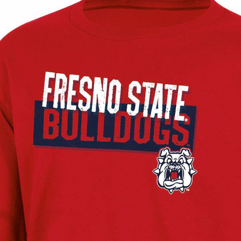 slide 3 of 3, NCAA Fresno State Bulldogs Boys Long Sleeve T-Shirt - L, 1 ct