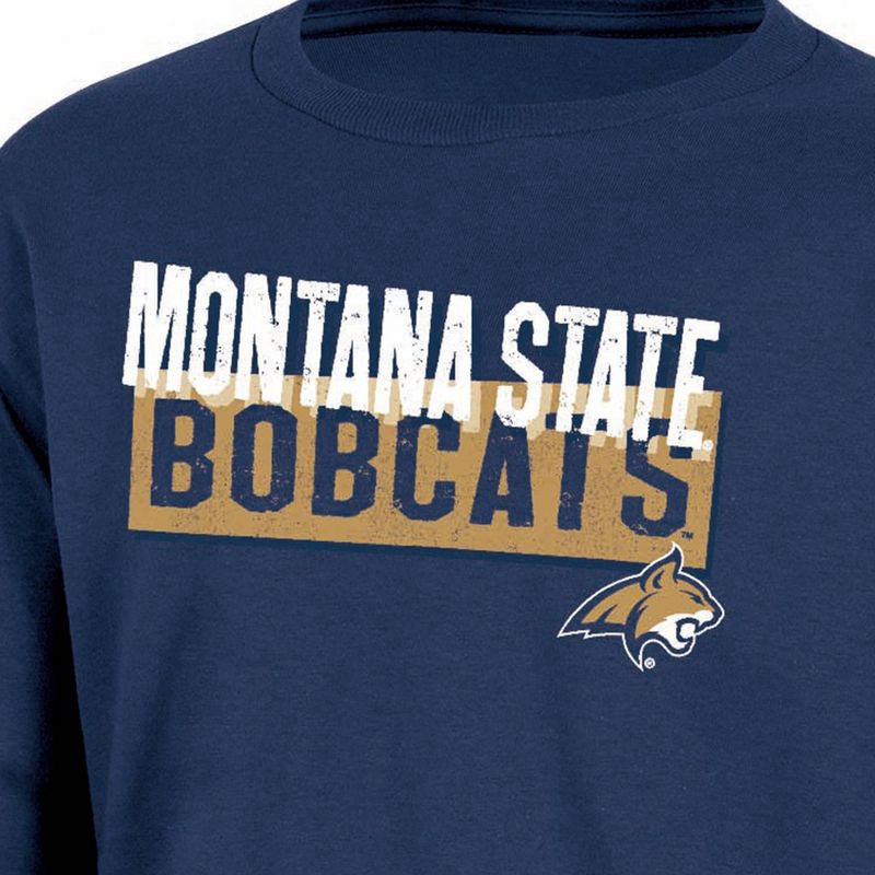 slide 3 of 3, NCAA Montana State Bobcats Boys Long Sleeve T-Shirt - XS, 1 ct