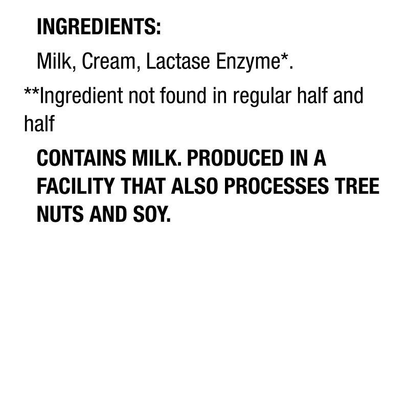 slide 5 of 8, Land O'Lakes Unflavored Lactose Free Half and Half - 32 fl oz, 32 fl oz