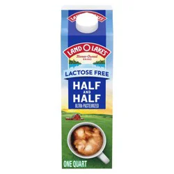 Land O'Lakes Unflavored Lactose Free Half and Half - 32 fl oz