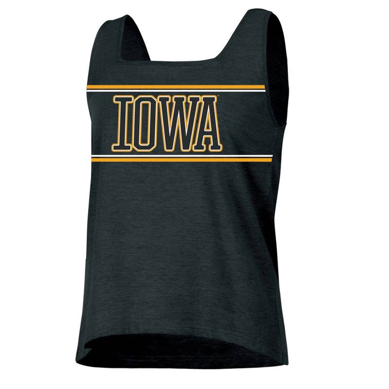 slide 1 of 3, NCAA Iowa Hawkeyes Women's Fashion Tank Top - S, 1 ct