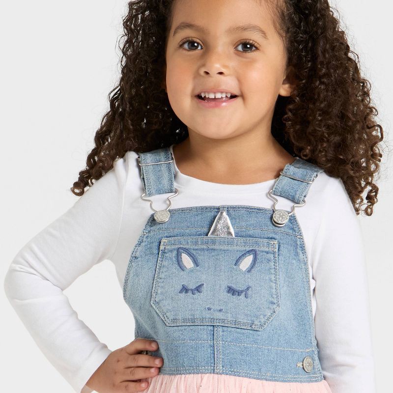slide 2 of 5, OshKosh B'gosh Toddler Girls' Unicorn Tulle Skirtall - 18M, 1 ct