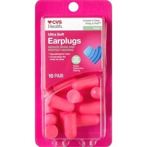 slide 1 of 1, CVS Health Ultra Soft Earplugs, 10 Pair, 10 ct